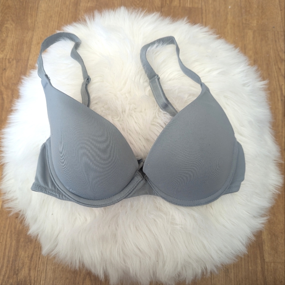 PINK Victoria's Secret Wear Everywhere Push Up Gray